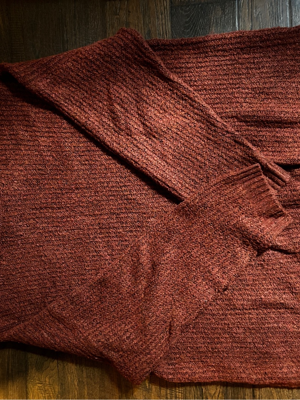 American Eagle Outfitters Burnt Orange Crewneck Sweater